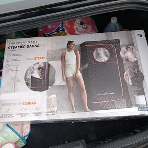 Sharper Image Portable Steamer Sauna - Black and Red